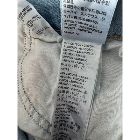 Levi's Classic Straight Mid Rise Stellar Stretch Jeans Women's Size 12 - Picture 14 of 16